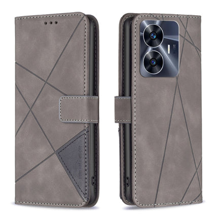 Magnetic Buckle Rhombus Texture Leather Phone Case, For OPPO Find X6 5G, For OPPO Find X6 Pro 5G, For Realme C55, For Xiaomi Redmi Note 12 4G Global