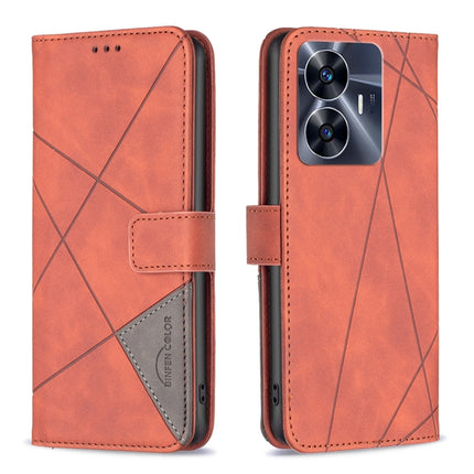 Magnetic Buckle Rhombus Texture Leather Phone Case, For OPPO Find X6 5G, For OPPO Find X6 Pro 5G, For Realme C55, For Xiaomi Redmi Note 12 4G Global