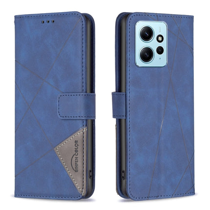 Magnetic Buckle Rhombus Texture Leather Phone Case, For OPPO Find X6 5G, For OPPO Find X6 Pro 5G, For Realme C55, For Xiaomi Redmi Note 12 4G Global