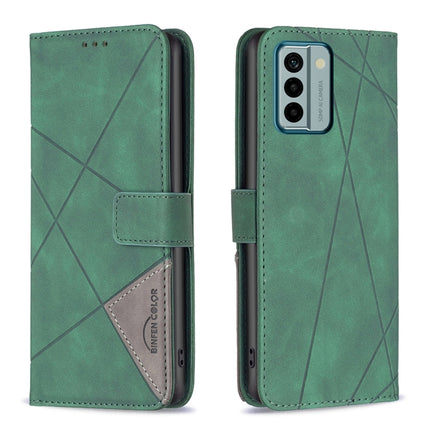 Magnetic Buckle Rhombus Texture Leather Phone Case, For Samsung Galaxy A24 4G, For Samsung Galaxy M14 5G, For Nokia G22