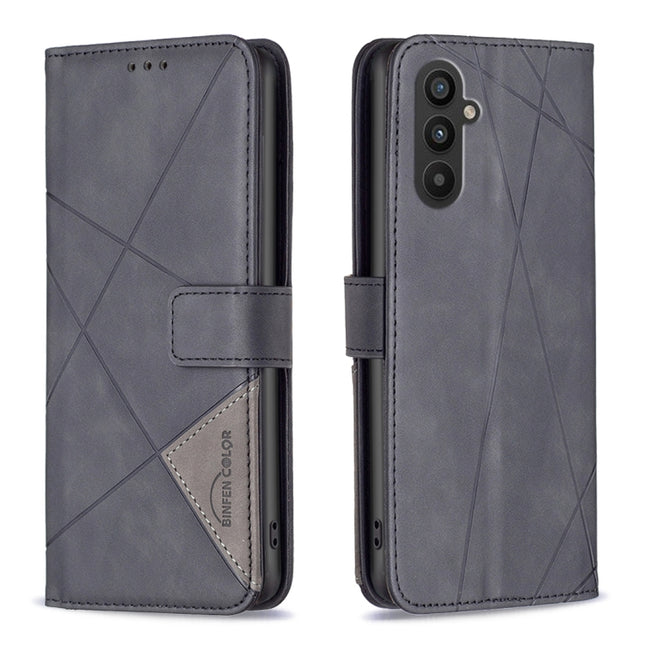 Magnetic Buckle Rhombus Texture Leather Phone Case, For Samsung Galaxy A24 4G, For Samsung Galaxy M14 5G, For Nokia G22