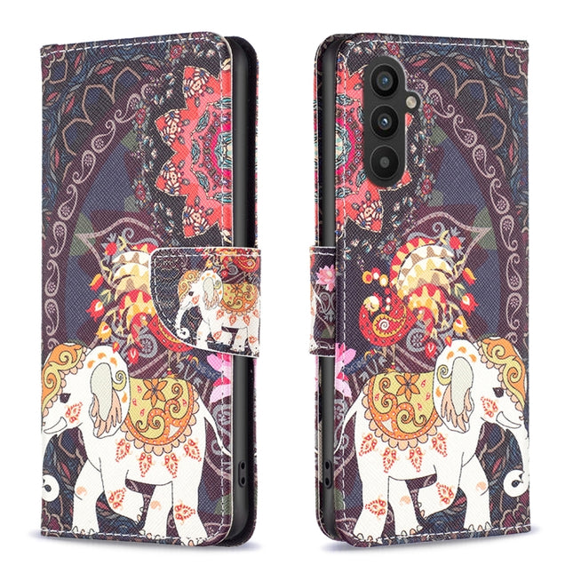 Colored Drawing Leather Phone Case, For Samsung Galaxy A24 4G, For Samsung Galaxy M14 5G