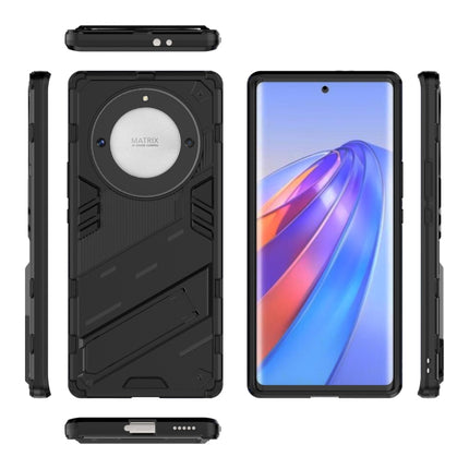 Punk Armor PC + TPU Phone Case with Holder, For Honor X9a/X40 5G/Magic5 Lite