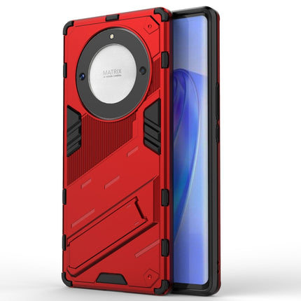 Punk Armor PC + TPU Phone Case with Holder, For Honor X9a/X40 5G/Magic5 Lite