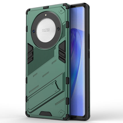Punk Armor PC + TPU Phone Case with Holder, For Honor X9a/X40 5G/Magic5 Lite