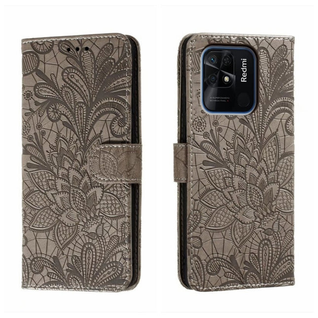 Lace Flower Embossing Flip Leather Phone Case, For Xiaomi Redmi 10C, For Xiaomi Redmi 12C, For Xiaomi Redmi A1, For Xiaomi Redmi K50 Ultra