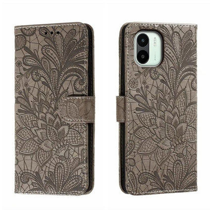 Lace Flower Embossing Flip Leather Phone Case, For Xiaomi Redmi 10C, For Xiaomi Redmi 12C, For Xiaomi Redmi A1, For Xiaomi Redmi K50 Ultra