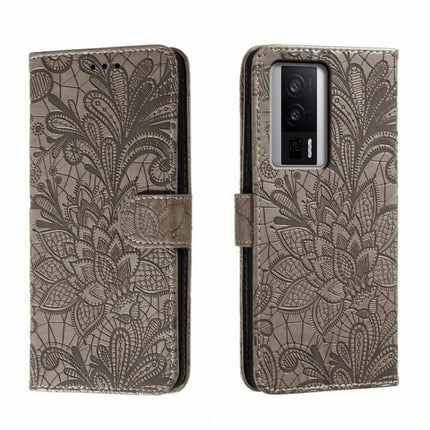 Lace Flower Embossing Flip Leather Phone Case, For Xiaomi Redmi K60, For Xiaomi Redmi Note 12 5G Global, For Xiaomi Redmi Note 12 Pro, For Xiaomi 12 Lite