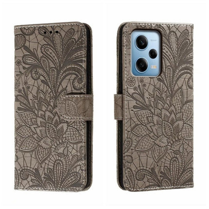 Lace Flower Embossing Flip Leather Phone Case, For Xiaomi Redmi K60, For Xiaomi Redmi Note 12 5G Global, For Xiaomi Redmi Note 12 Pro, For Xiaomi 12 Lite