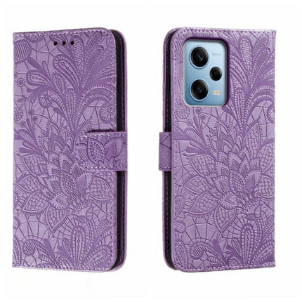 Lace Flower Embossing Flip Leather Phone Case, For Xiaomi Redmi K60, For Xiaomi Redmi Note 12 5G Global, For Xiaomi Redmi Note 12 Pro, For Xiaomi 12 Lite
