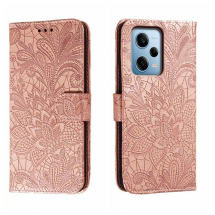 Lace Flower Embossing Flip Leather Phone Case, For Xiaomi Redmi K60, For Xiaomi Redmi Note 12 5G Global, For Xiaomi Redmi Note 12 Pro, For Xiaomi 12 Lite