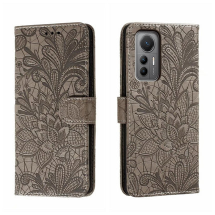 Lace Flower Embossing Flip Leather Phone Case, For Xiaomi Redmi K60, For Xiaomi Redmi Note 12 5G Global, For Xiaomi Redmi Note 12 Pro, For Xiaomi 12 Lite