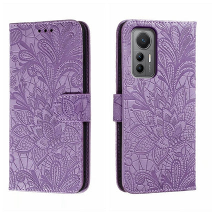 Lace Flower Embossing Flip Leather Phone Case, For Xiaomi Redmi K60, For Xiaomi Redmi Note 12 5G Global, For Xiaomi Redmi Note 12 Pro, For Xiaomi 12 Lite
