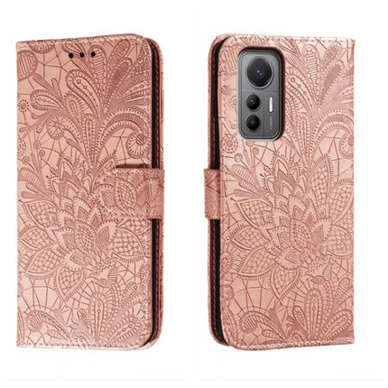 Lace Flower Embossing Flip Leather Phone Case, For Xiaomi Redmi K60, For Xiaomi Redmi Note 12 5G Global, For Xiaomi Redmi Note 12 Pro, For Xiaomi 12 Lite