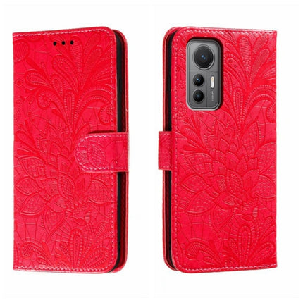 Lace Flower Embossing Flip Leather Phone Case, For Xiaomi Redmi K60, For Xiaomi Redmi Note 12 5G Global, For Xiaomi Redmi Note 12 Pro, For Xiaomi 12 Lite