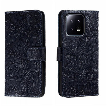 Lace Flower Embossing Flip Leather Phone Case, For Xiaomi 13, For Xiaomi Poco C40, For Xiaomi Poco M4 Pro