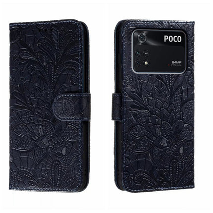Lace Flower Embossing Flip Leather Phone Case, For Xiaomi 13, For Xiaomi Poco C40, For Xiaomi Poco M4 Pro