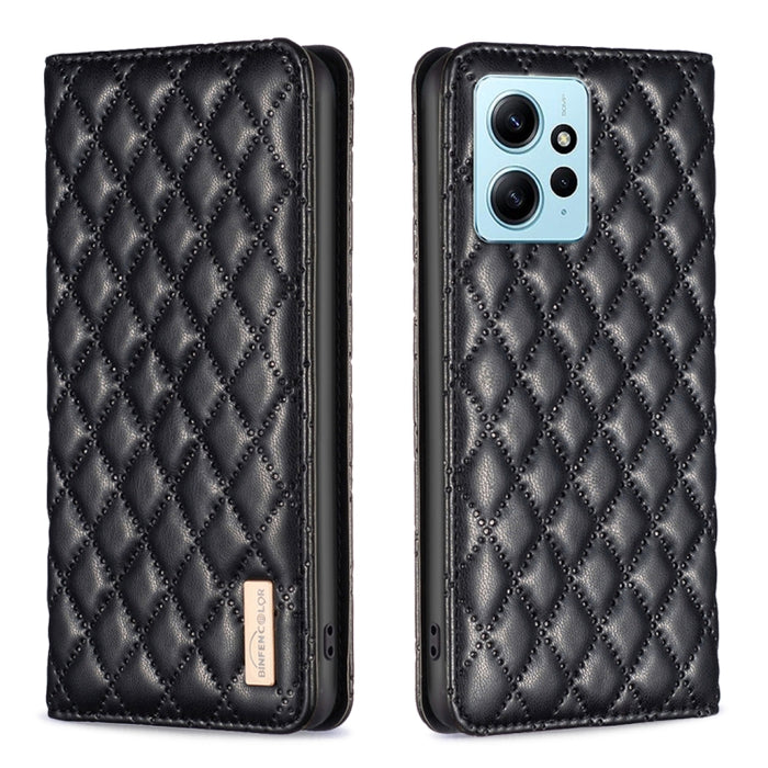 Diamond Lattice Magnetic Leather Flip Phone Case, For Xiaomi Redmi Note 12 4G Global, For Nokia G22, For Samsung Galaxy A24 4G, For Samsung Galaxy M14 5G