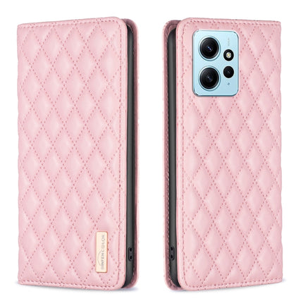Diamond Lattice Magnetic Leather Flip Phone Case, For Xiaomi Redmi Note 12 4G Global, For Nokia G22, For Samsung Galaxy A24 4G, For Samsung Galaxy M14 5G