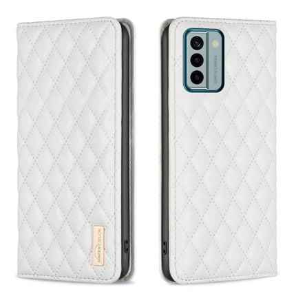 Diamond Lattice Magnetic Leather Flip Phone Case, For Xiaomi Redmi Note 12 4G Global, For Nokia G22, For Samsung Galaxy A24 4G, For Samsung Galaxy M14 5G