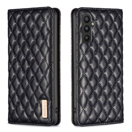 Diamond Lattice Magnetic Leather Flip Phone Case, For Xiaomi Redmi Note 12 4G Global, For Nokia G22, For Samsung Galaxy A24 4G, For Samsung Galaxy M14 5G