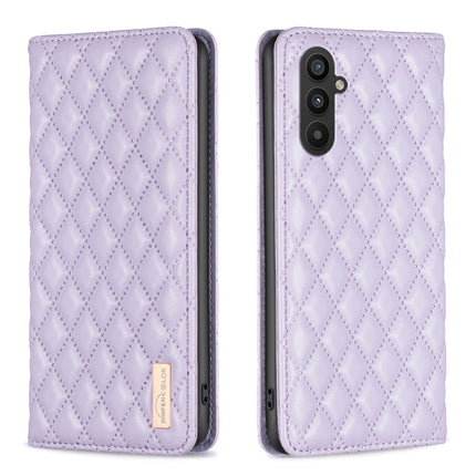 Diamond Lattice Magnetic Leather Flip Phone Case, For Xiaomi Redmi Note 12 4G Global, For Nokia G22, For Samsung Galaxy A24 4G, For Samsung Galaxy M14 5G