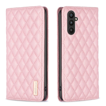 Diamond Lattice Magnetic Leather Flip Phone Case, For Xiaomi Redmi Note 12 4G Global, For Nokia G22, For Samsung Galaxy A24 4G, For Samsung Galaxy M14 5G