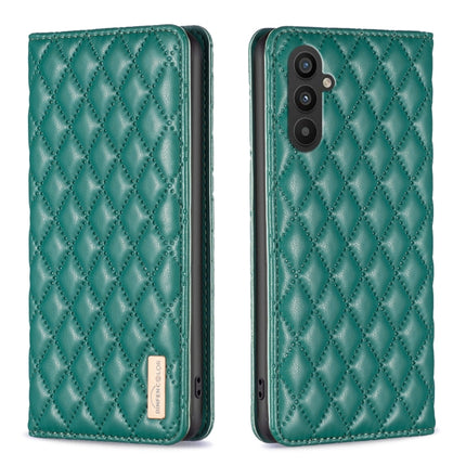 Diamond Lattice Magnetic Leather Flip Phone Case, For Xiaomi Redmi Note 12 4G Global, For Nokia G22, For Samsung Galaxy A24 4G, For Samsung Galaxy M14 5G
