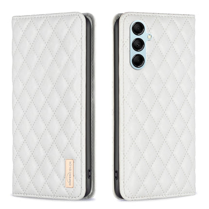 Diamond Lattice Magnetic Leather Flip Phone Case, For Xiaomi Redmi Note 12 4G Global, For Nokia G22, For Samsung Galaxy A24 4G, For Samsung Galaxy M14 5G