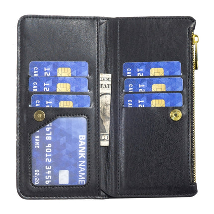 Diamond Lattice Zipper Wallet Leather Flip Phone Case, For Xiaomi Redmi Note 12 4G Global, For Nokia G22, For Samsung Galaxy A24 4G, For Samsung Galaxy M14 5G