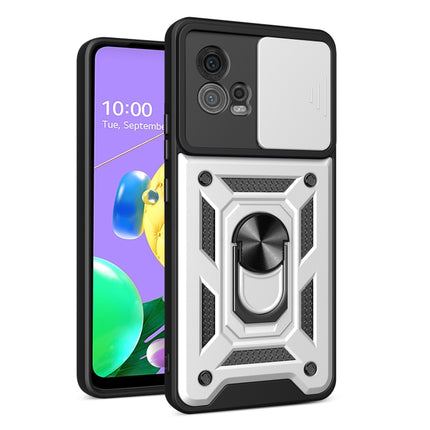 Sliding Camera Cover Design TPU+PC Phone Case, For Motorola Moto G72, For Motorola Moto G73 5G, For Xiaomi Civi 2 5G / 13 Lite