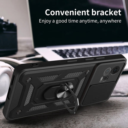Sliding Camera Cover Design TPU+PC Phone Case, For Motorola Moto G72, For Motorola Moto G73 5G, For Xiaomi Civi 2 5G / 13 Lite