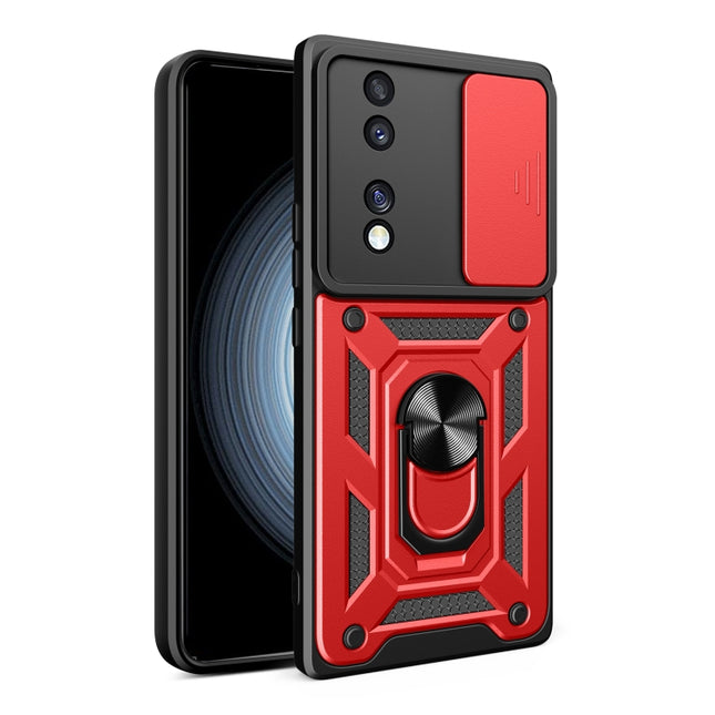 Sliding Camera Cover Design TPU+PC Phone Case, For Honor 70 5G
