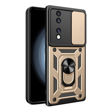 Sliding Camera Cover Design TPU+PC Phone Case, For Honor 70 5G