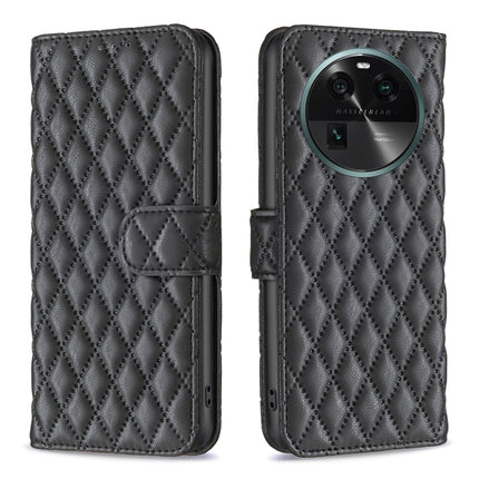 Diamond Lattice Wallet Leather Flip Phone Case, For OPPO Find X6 5G, For OPPO Find X6 Pro 5G, For Realme C55, For Xiaomi Redmi Note 12 4G Global