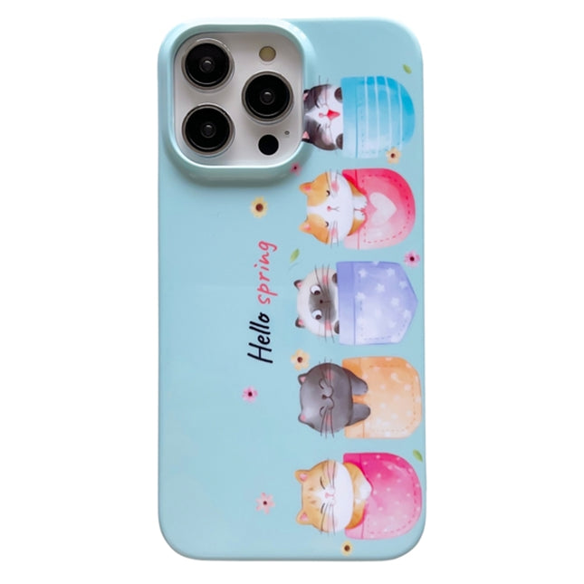 Pattern PC Shockproof Protective Phone Case, For iPhone 13 Pro Max, For iPhone 13 Pro, For iPhone 13