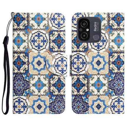 Colored Drawing Leather Phone Case, For Xiaomi Redmi 12C