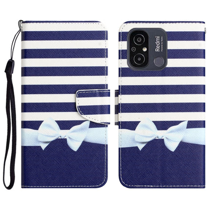 Colored Drawing Leather Phone Case, For Xiaomi Redmi 12C