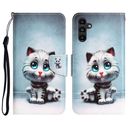 Colored Drawing Leather Phone Case, For Samsung Galaxy A24 4G
