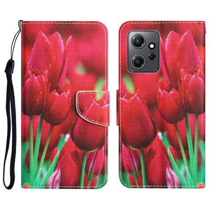 Colored Drawing Leather Phone Case, For Xiaomi Redmi Note 12 4G Global