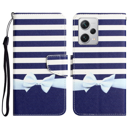 Colored Drawing Leather Phone Case, For Xiaomi Redmi Note 12 Pro 5G/Poco X5 Pro
