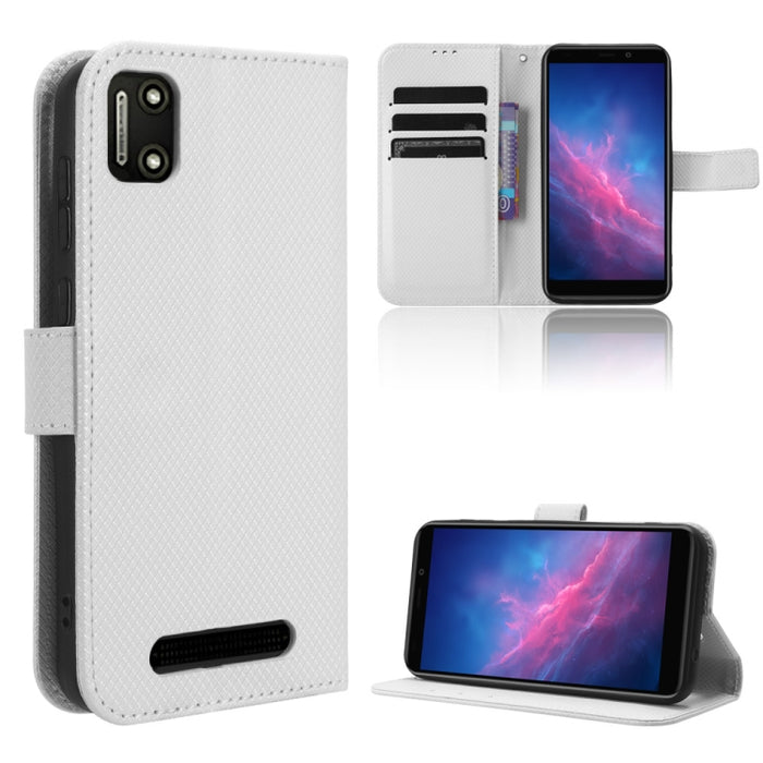 Diamond Texture Leather Phone Case, For Cloud Mobile Stratus C7, For Itel A60, For Itel P40, For Itel S18 S663L