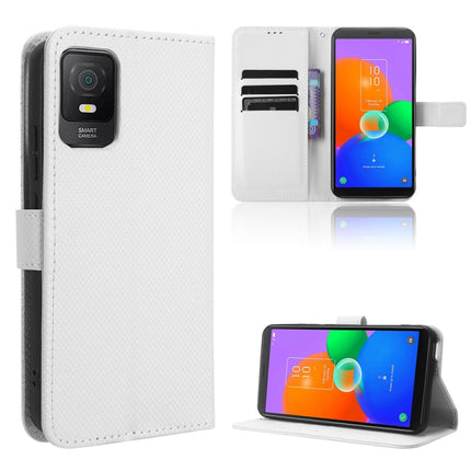 Diamond Texture Leather Phone Case, For OPPO Find N2 Flip, For Realme C55 4G, For TCL 403, For TCL 408