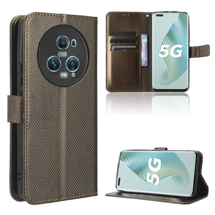 Diamond Texture Leather Phone Case, For Kyocera Digno SX3 KYG02, For Honor Magic5 Pro, For Honor Magic5, For Honor X5