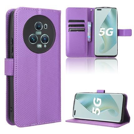 Diamond Texture Leather Phone Case, For Kyocera Digno SX3 KYG02, For Honor Magic5 Pro, For Honor Magic5, For Honor X5