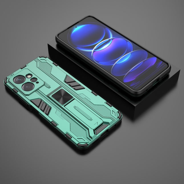 Supersonic PC + TPU Shock-proof Phone Case with Holder, For Xiaomi Redmi Note 12 4G
