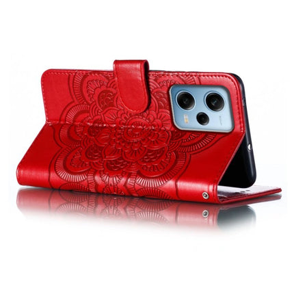 Sun Mandala Embossing Pattern Phone Leather Case, For Xiaomi Redmi Note 12 Pro 5G Global, For Xiaomi 12 Lite, For Xiaomi 13