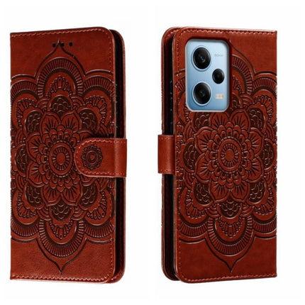Sun Mandala Embossing Pattern Phone Leather Case, For Xiaomi Redmi Note 12 Pro 5G Global, For Xiaomi 12 Lite, For Xiaomi 13