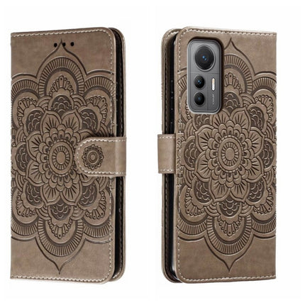 Sun Mandala Embossing Pattern Phone Leather Case, For Xiaomi Redmi Note 12 Pro 5G Global, For Xiaomi 12 Lite, For Xiaomi 13