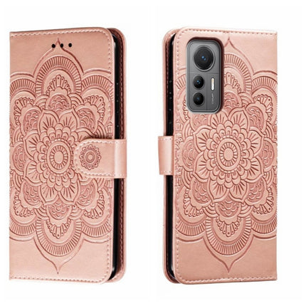 Sun Mandala Embossing Pattern Phone Leather Case, For Xiaomi Redmi Note 12 Pro 5G Global, For Xiaomi 12 Lite, For Xiaomi 13